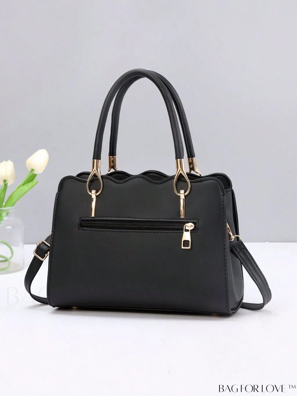 BagForLove - Womens Classic Tote Satchel: Elegant Shoulder Bag with Chic Pom Pom Decor - Ideal Mothers Day Gift