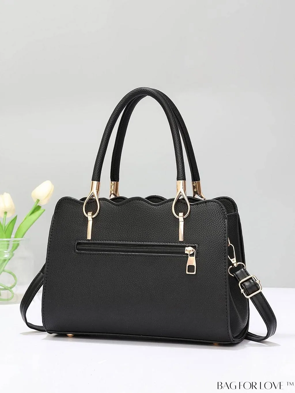 BagForLove - Womens Classic Tote Satchel: Elegant Shoulder Bag with Chic Pom Pom Decor - Ideal Mothers Day Gift