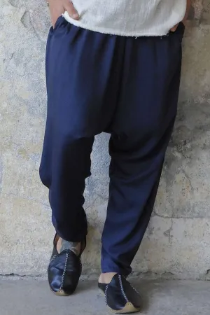 BASIC Men's Harem Pants (Dark Blue)