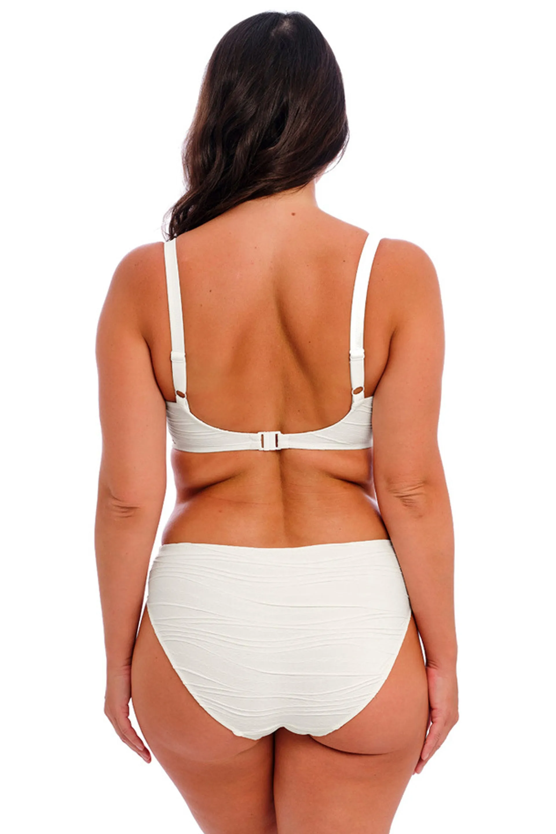 Beach Waves Full Cup Bikini Top Linen