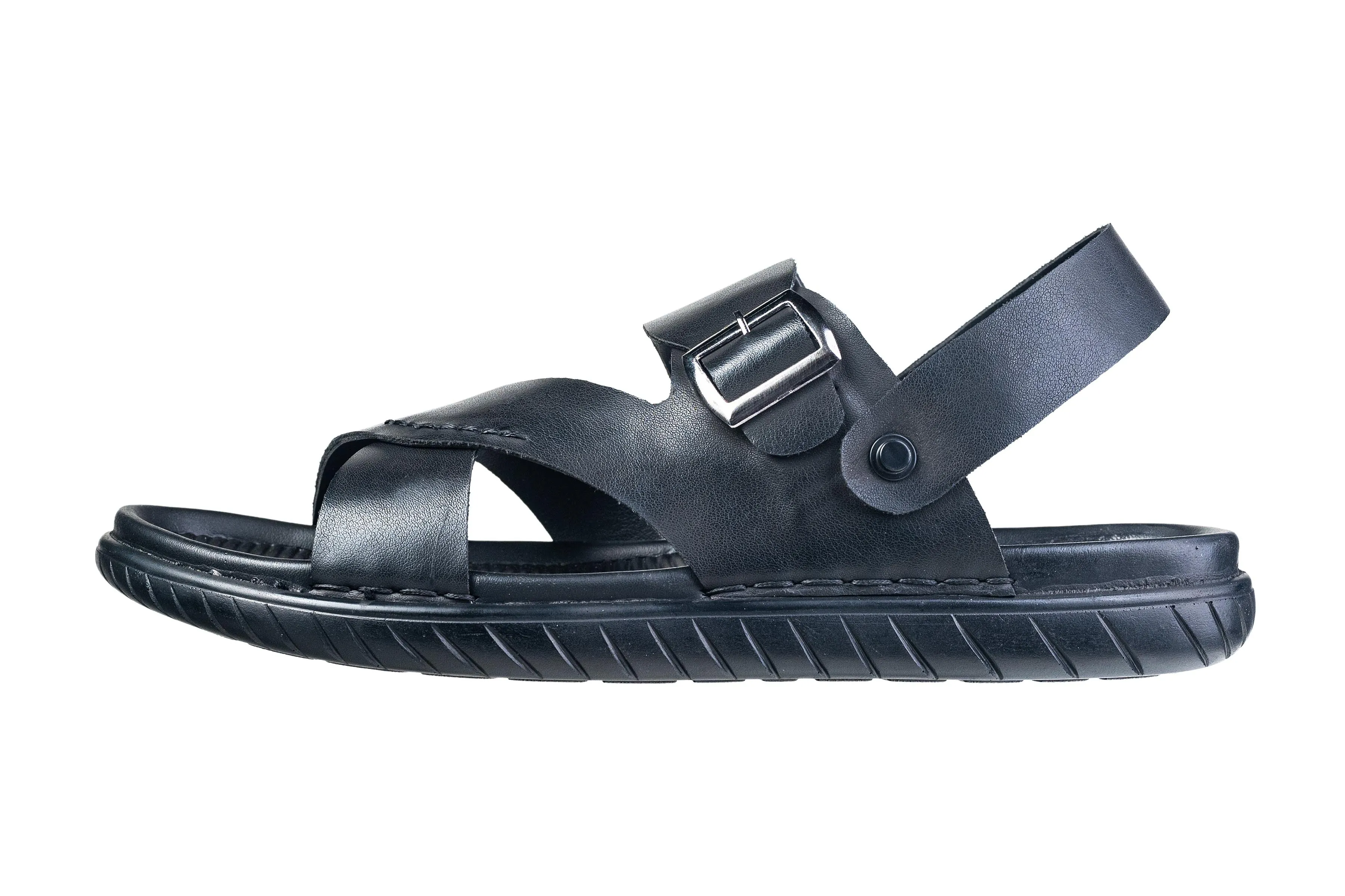 Beresford Gents Black Sandal