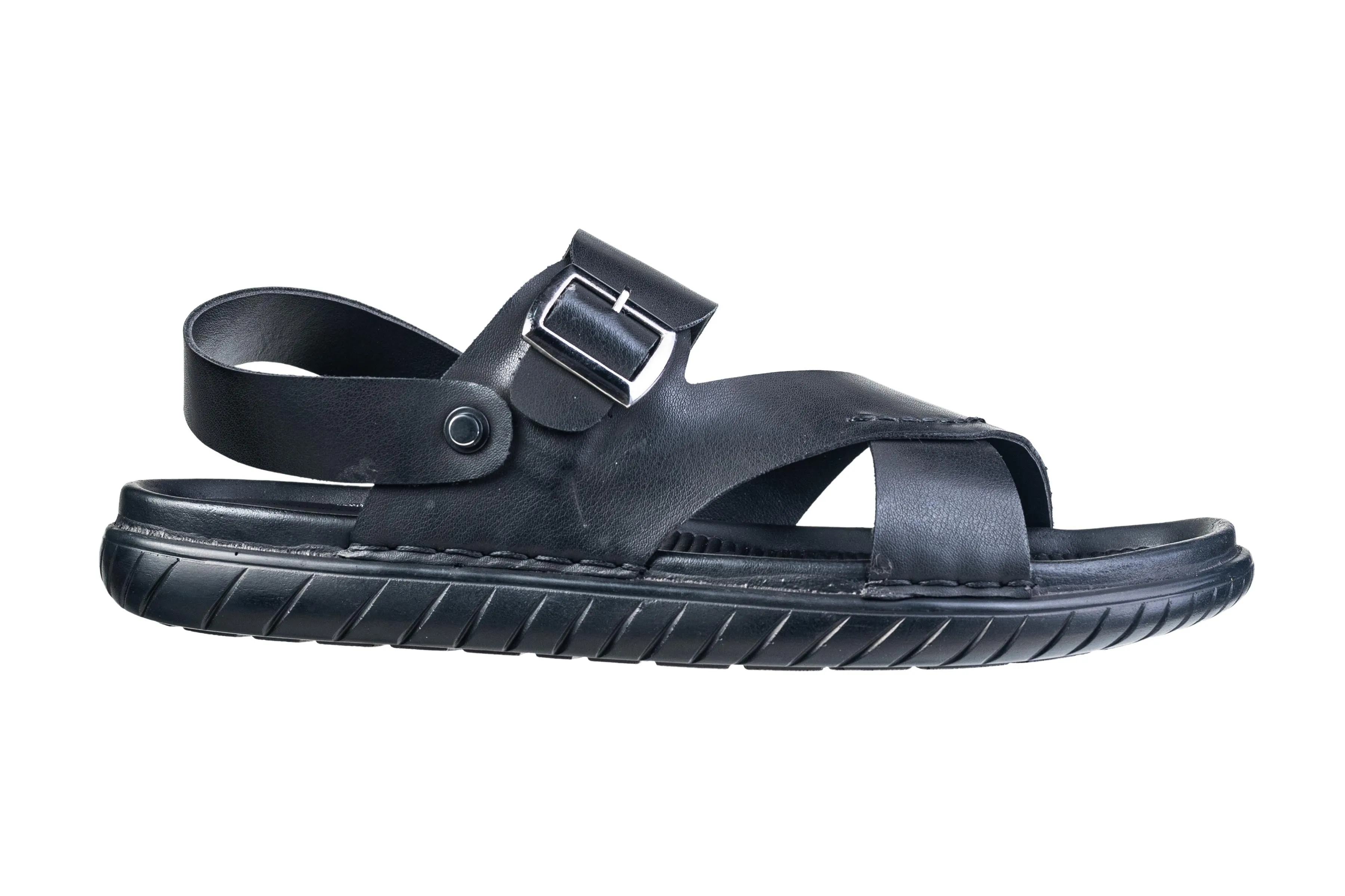 Beresford Gents Black Sandal