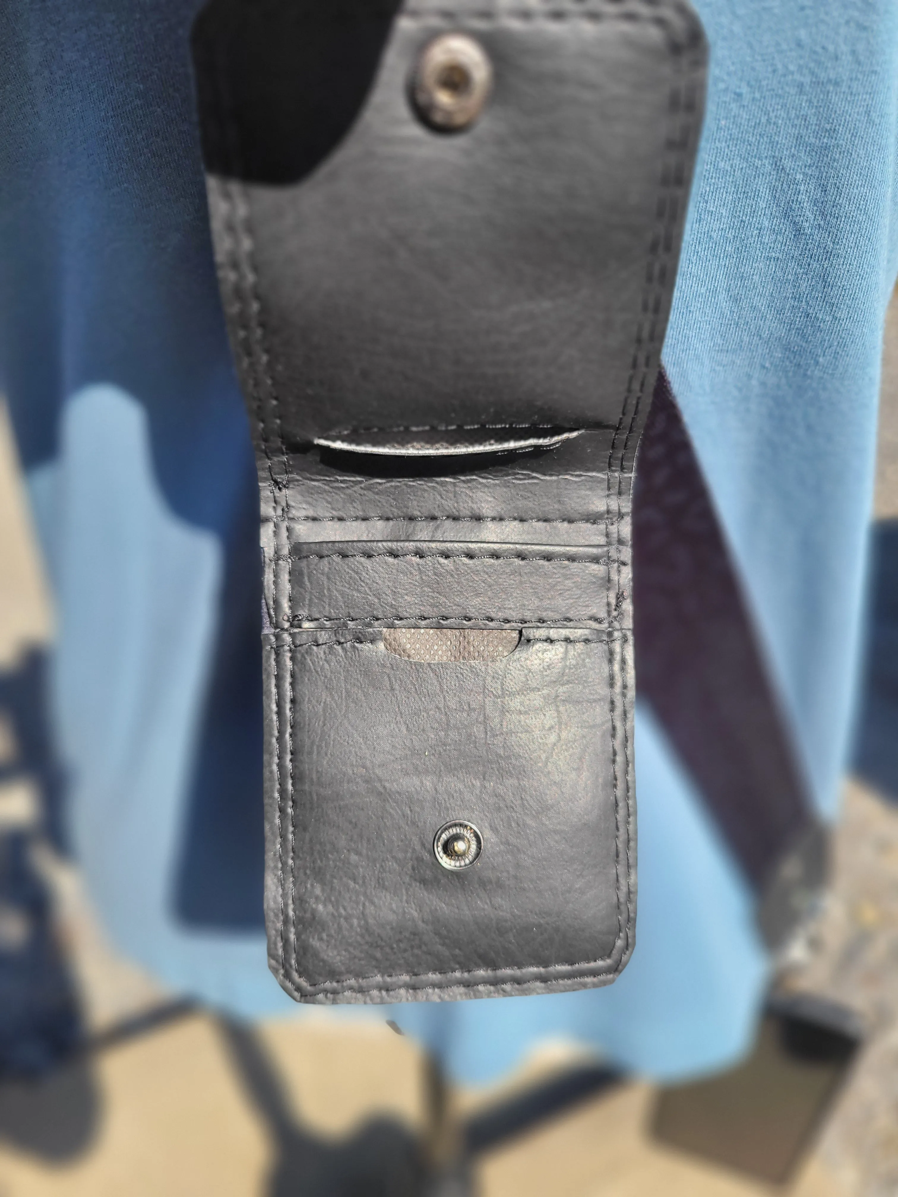Black Cheetah Phone Sling