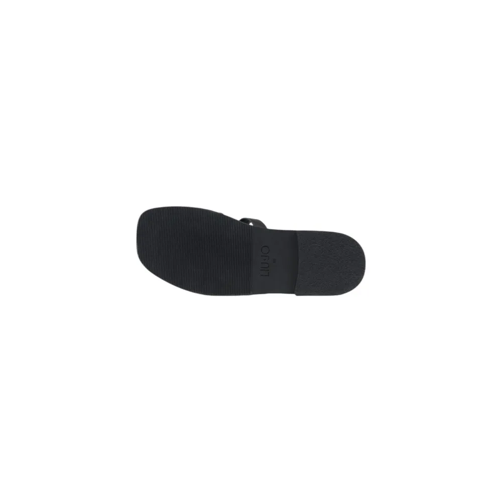Black Leather Sandal