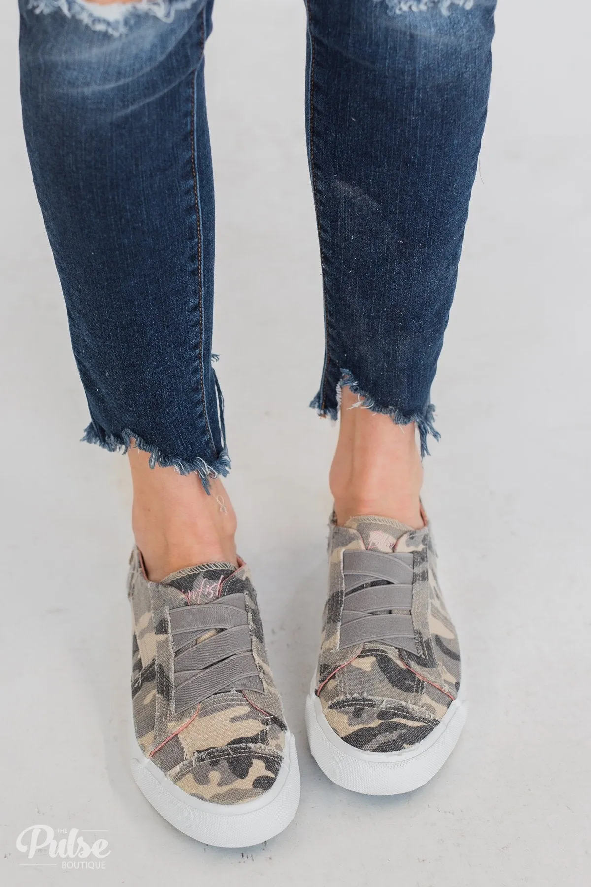 Blowfish Marley Sneakers- Gray Urban Camo