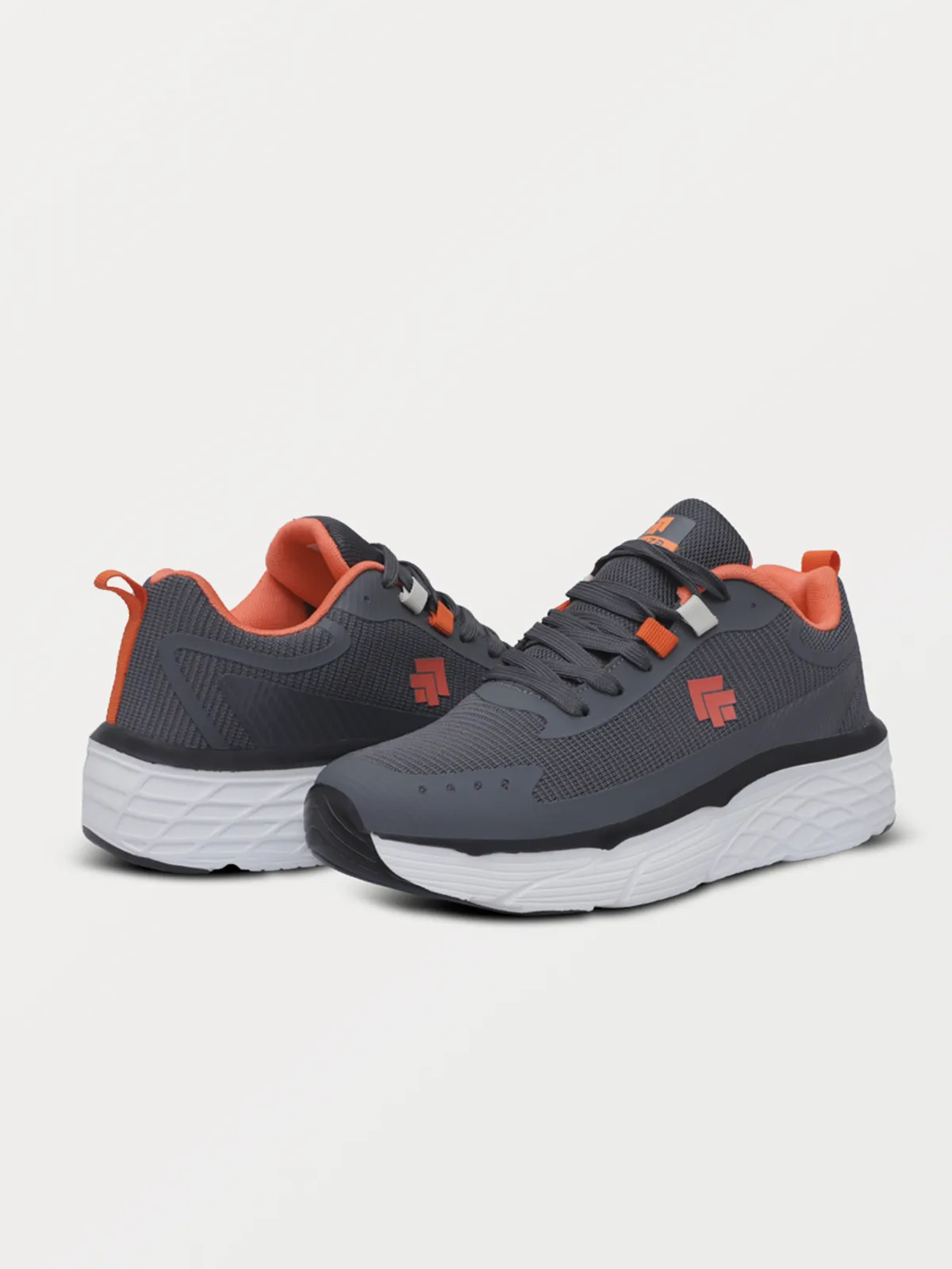BM6781-GREY/ORANG-Men Sneakers