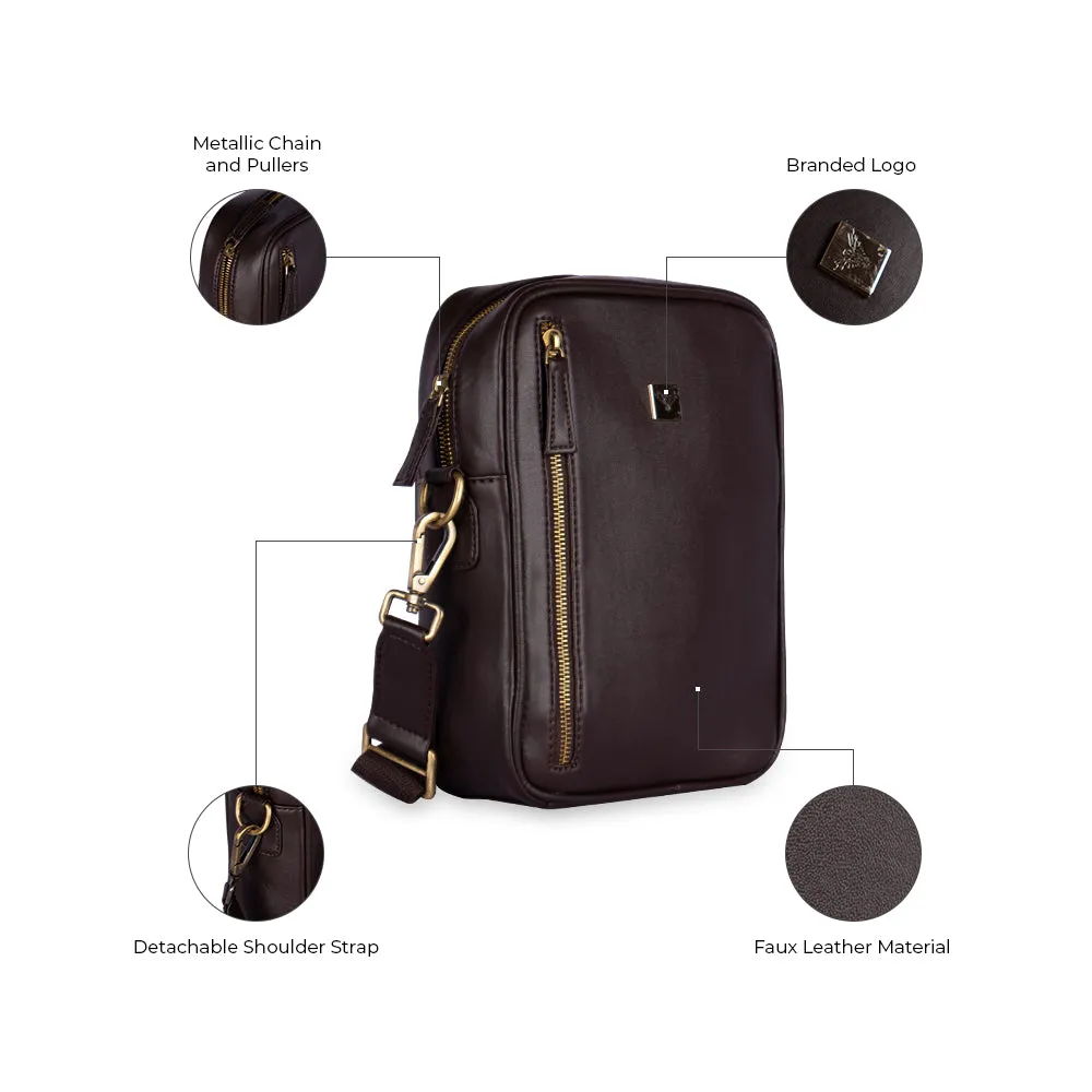 Bolt Leather Sling Bag