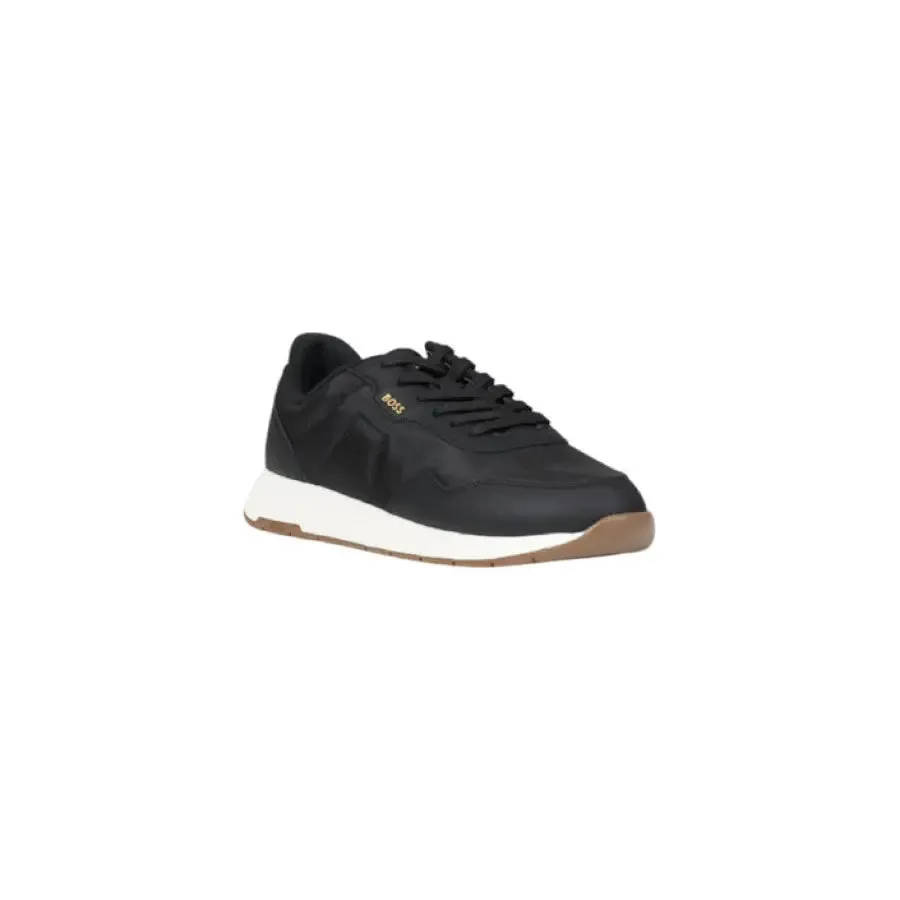 Boss Men's Spring Summer Black Slip On Sneakers