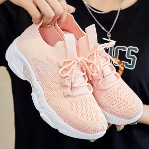 Breathable and Lightweight Graphic Slip-On Sneakers for Sporty Style