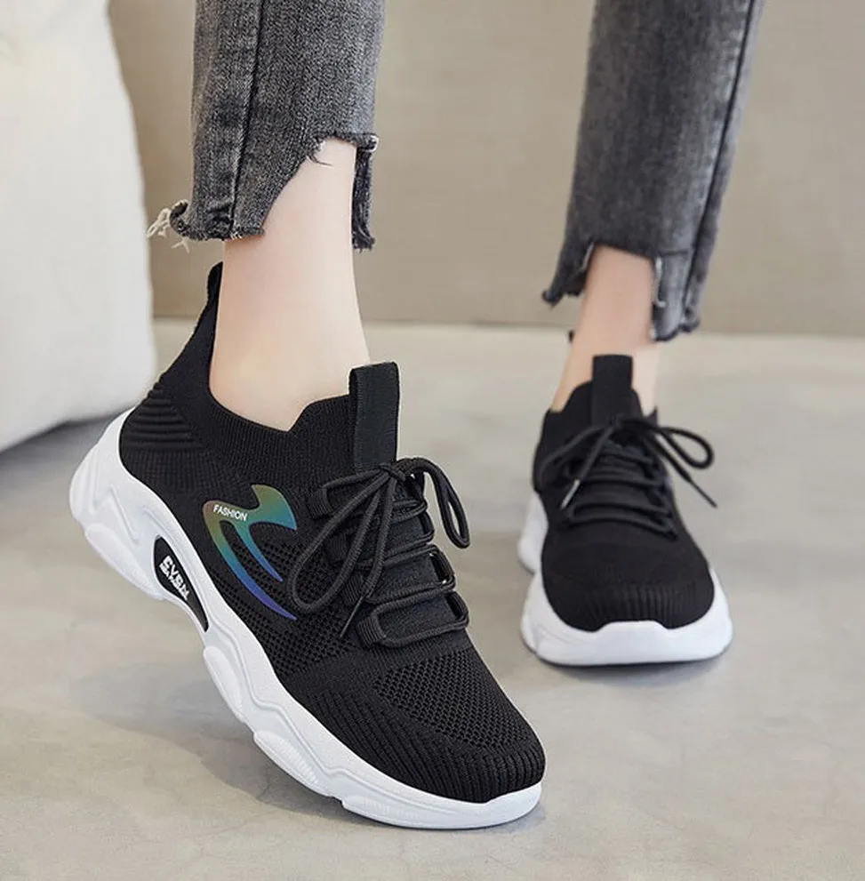 Breathable and Lightweight Graphic Slip-On Sneakers for Sporty Style