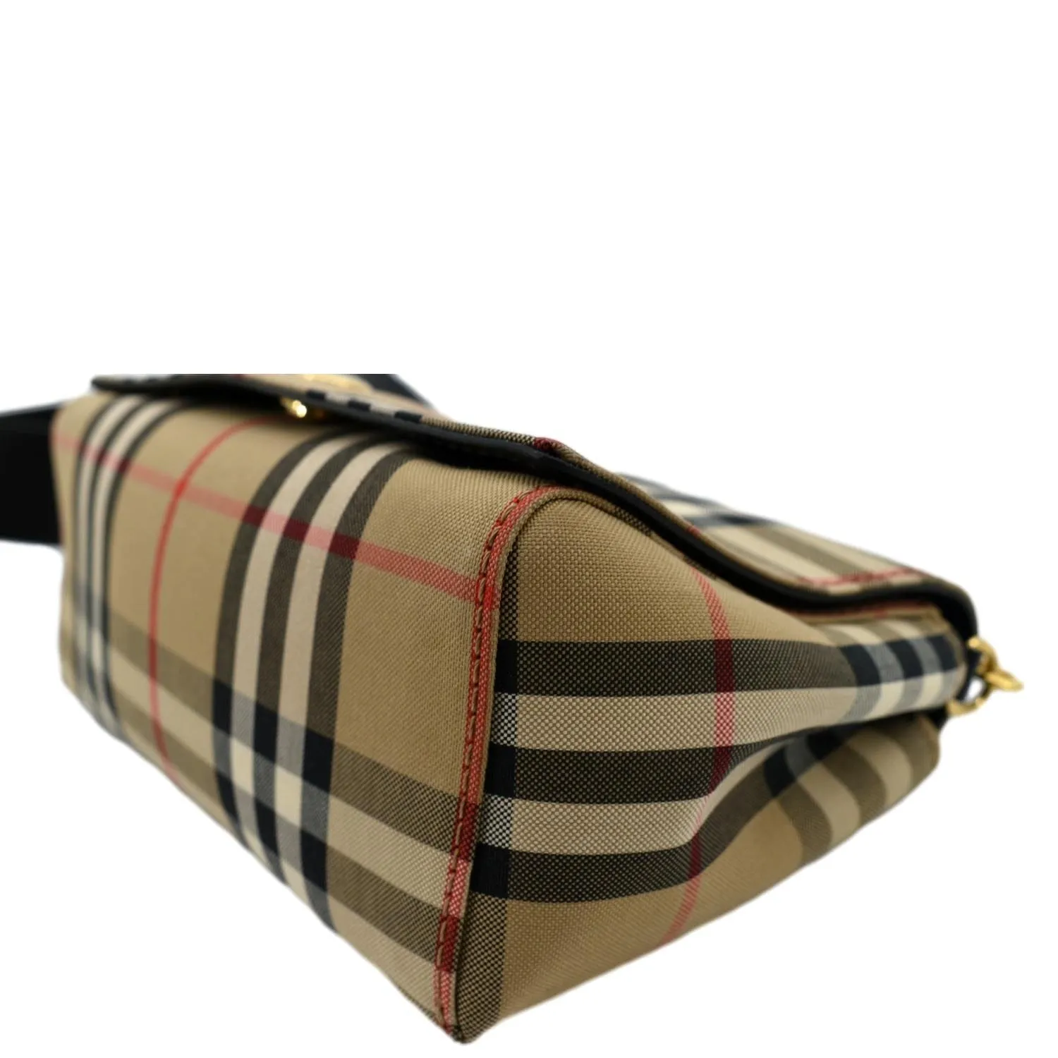 BURBERRY Hackberry Vintage Check Shoulder Bag Beige