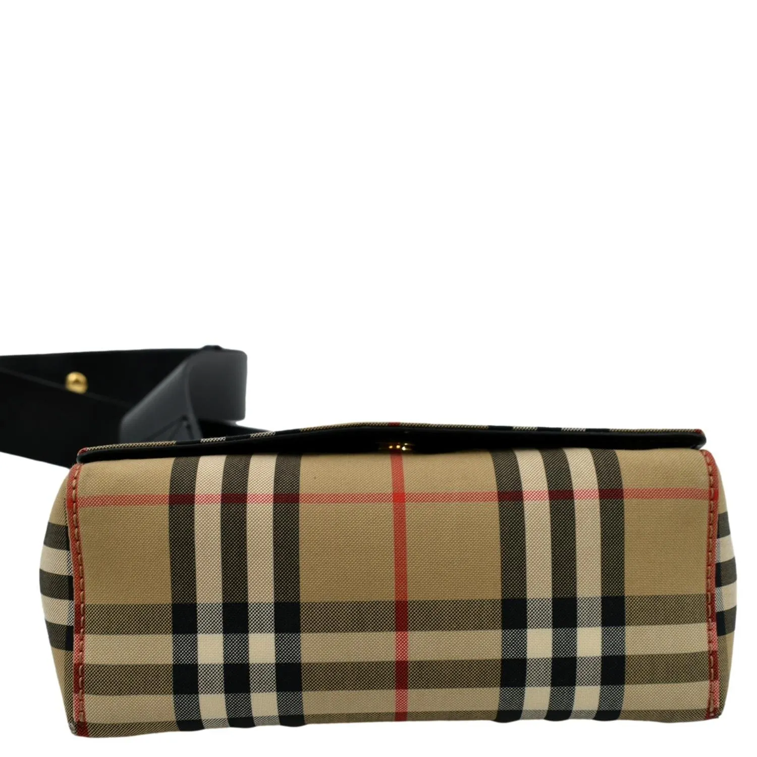 BURBERRY Hackberry Vintage Check Shoulder Bag Beige
