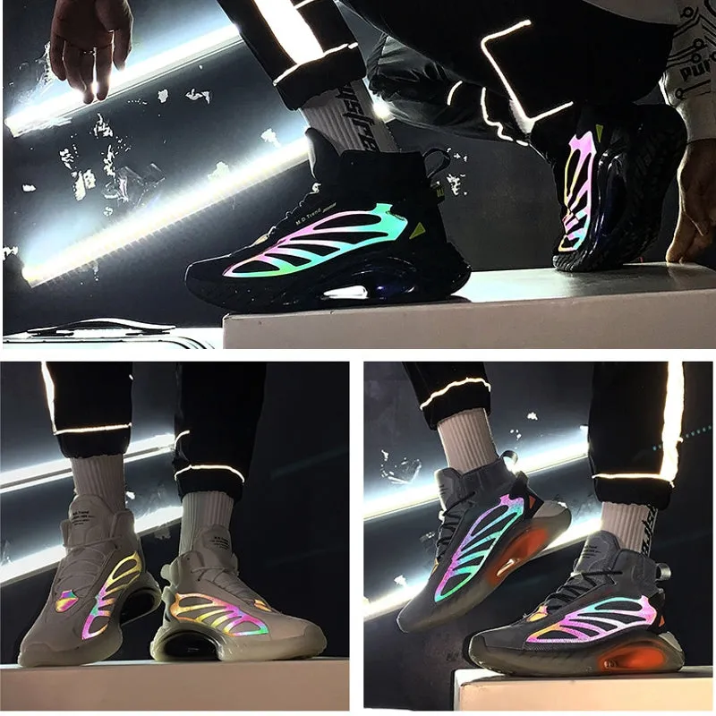 C4B-21012 Laser Luminous Trendy Casual Sports Shoes