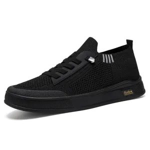 Casual Adjustable Graphic Graphic Low-Top Slip-On Sneakers for Men