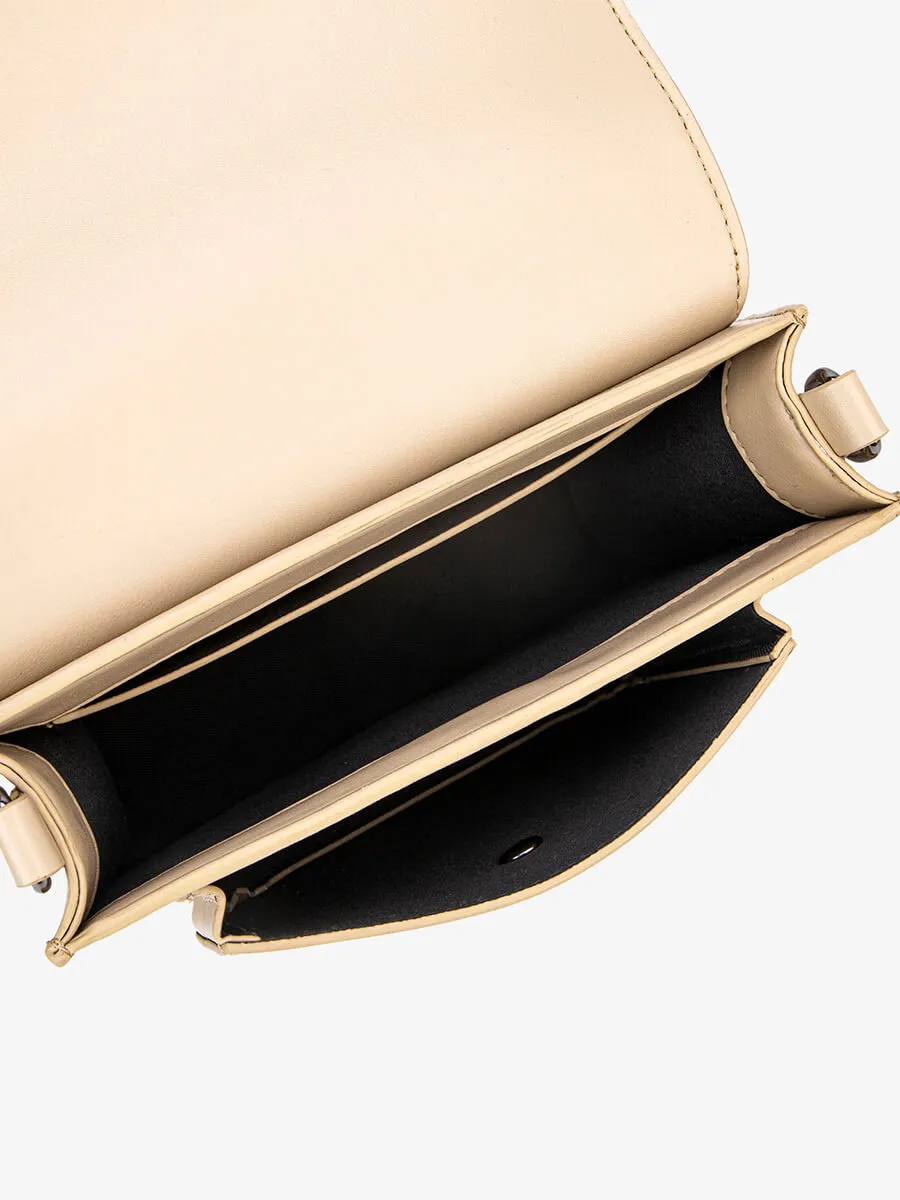 Cayman Pocket Soft Crossbody - Bone White