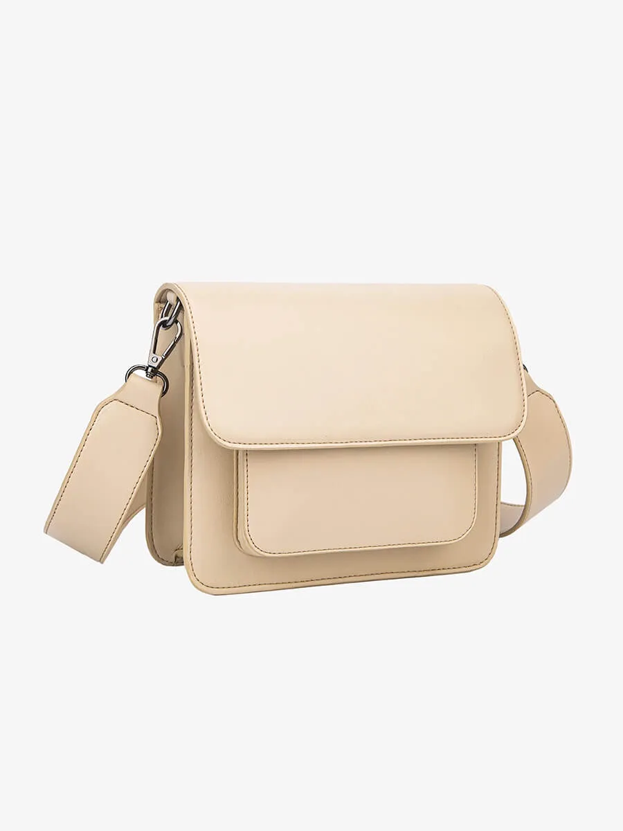 Cayman Pocket Soft Crossbody - Bone White