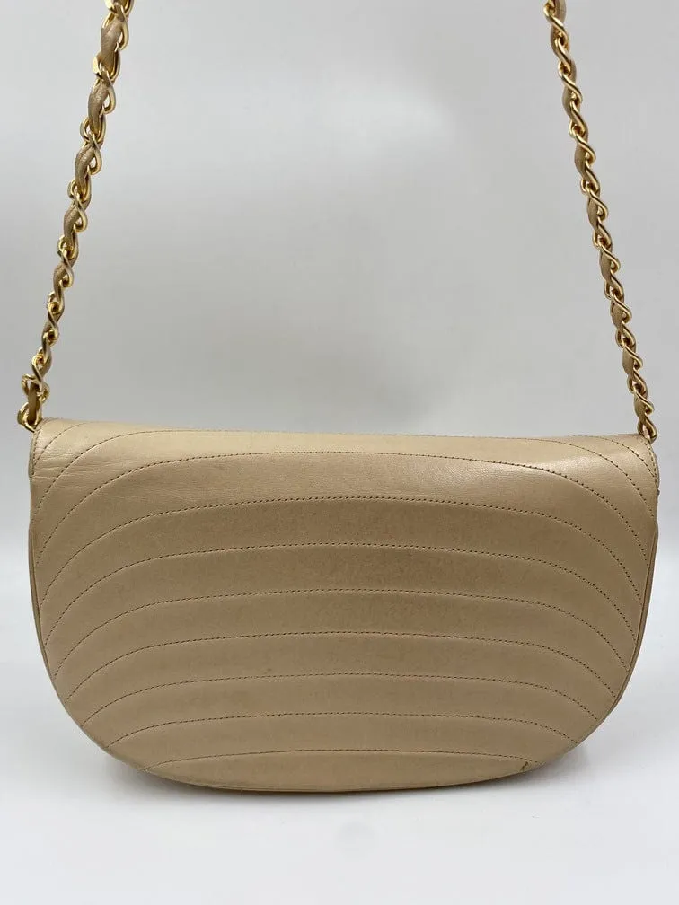 Chanel Vintage Half Moon Flap bag
