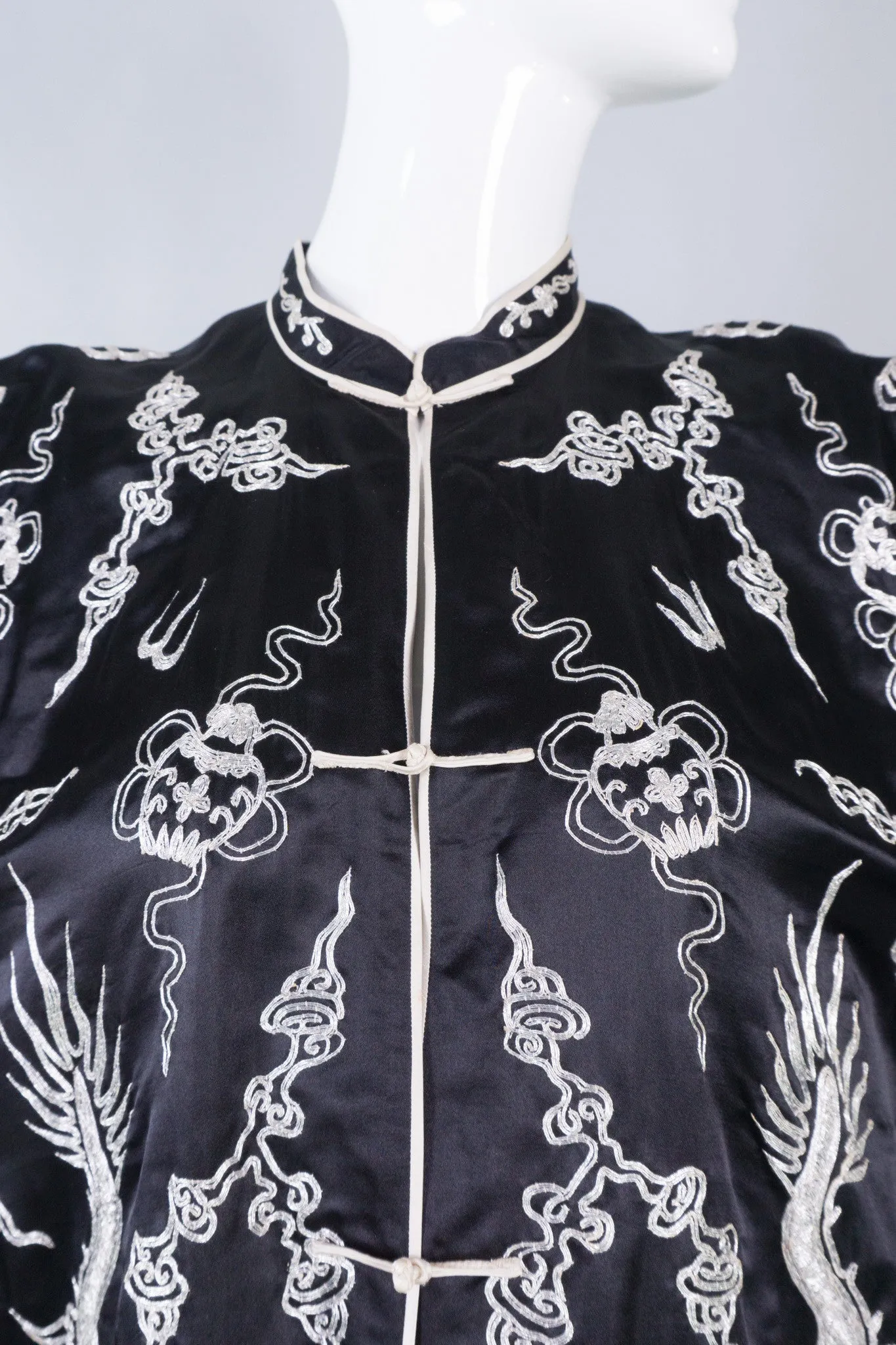 Chinese Metal Embroidered Dragon Robe