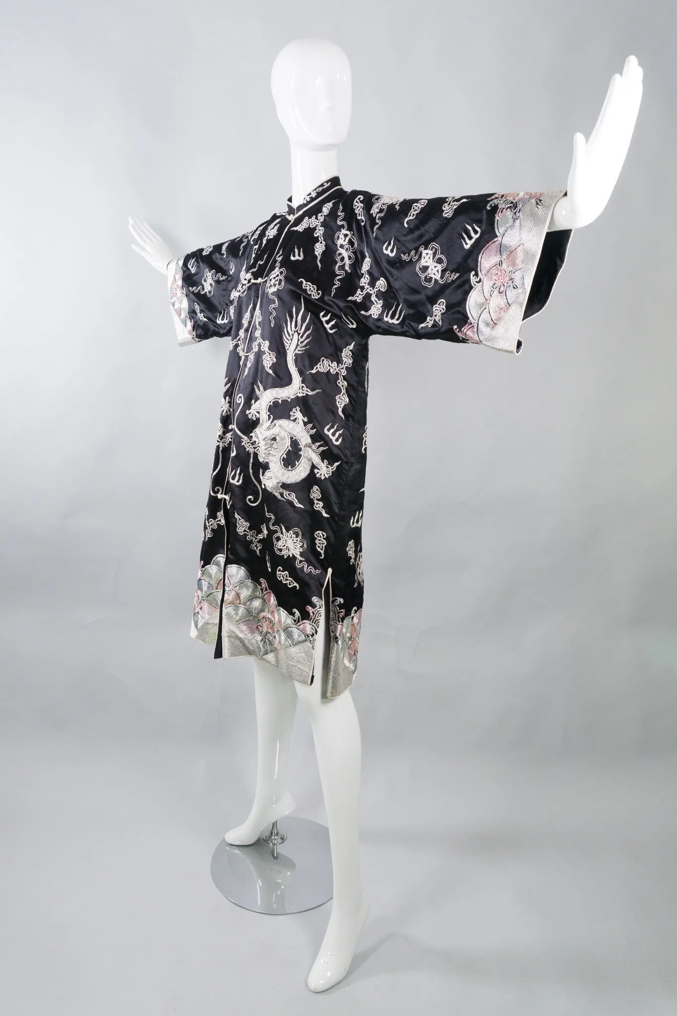 Chinese Metal Embroidered Dragon Robe