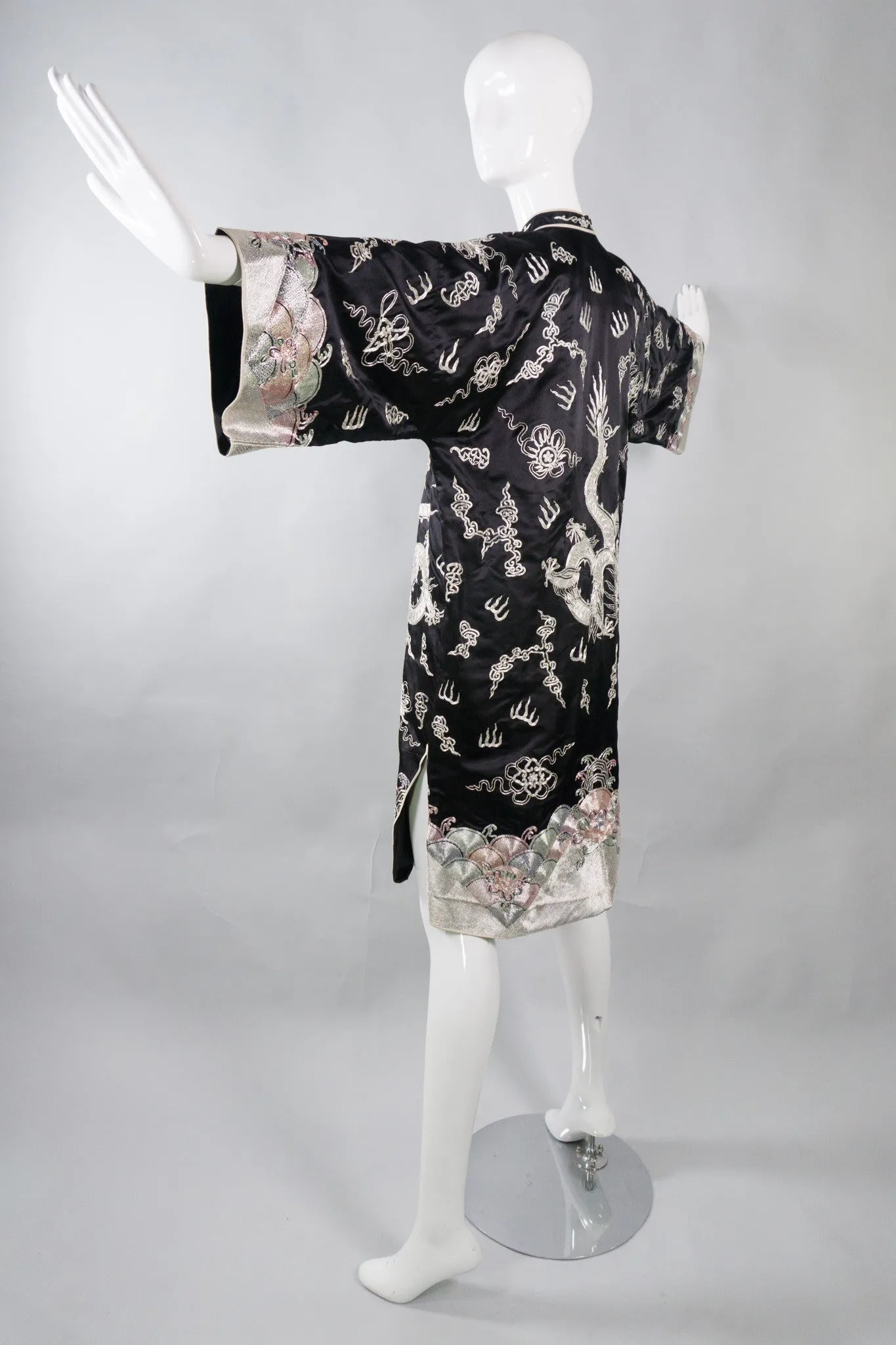 Chinese Metal Embroidered Dragon Robe