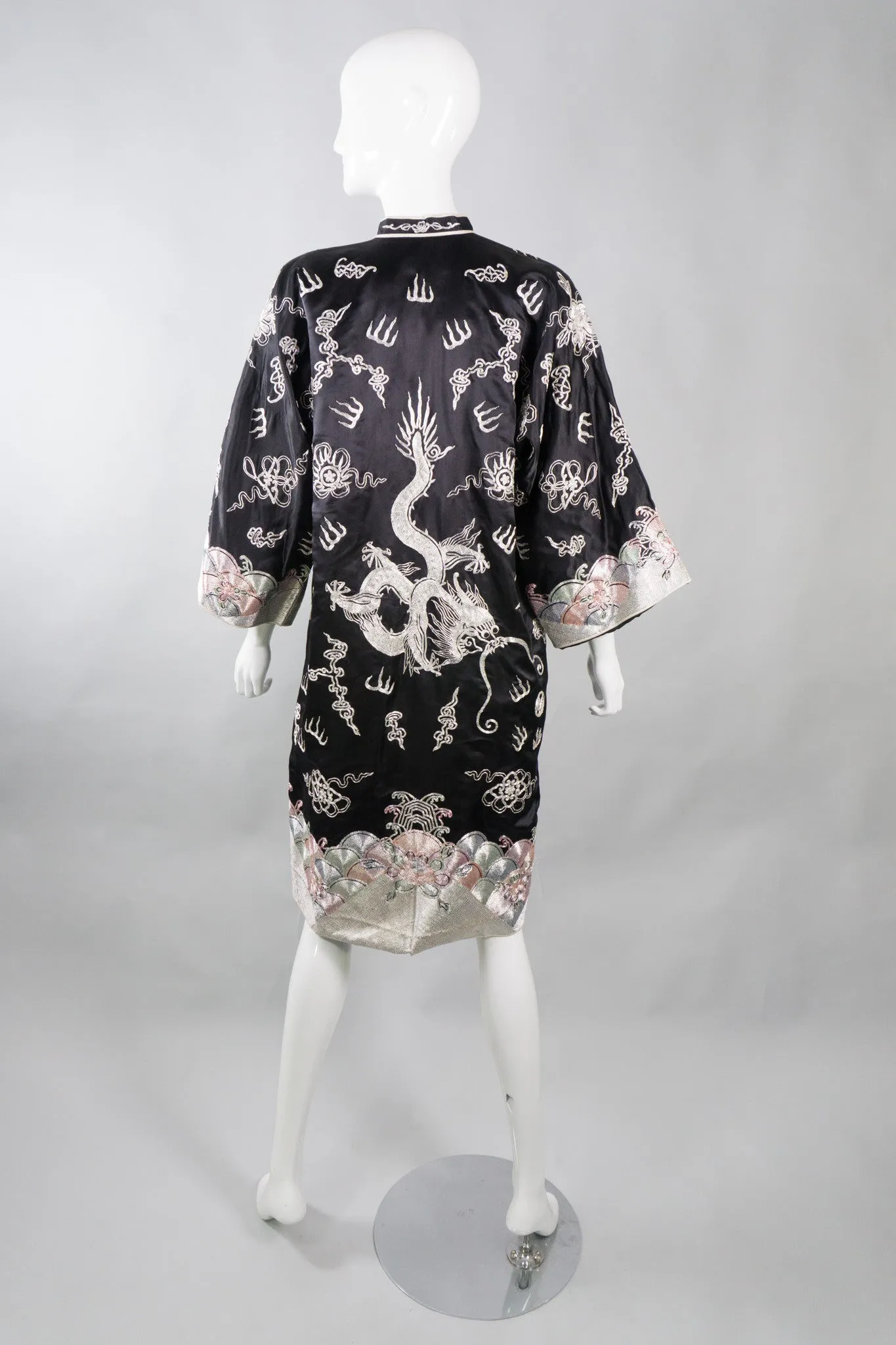 Chinese Metal Embroidered Dragon Robe