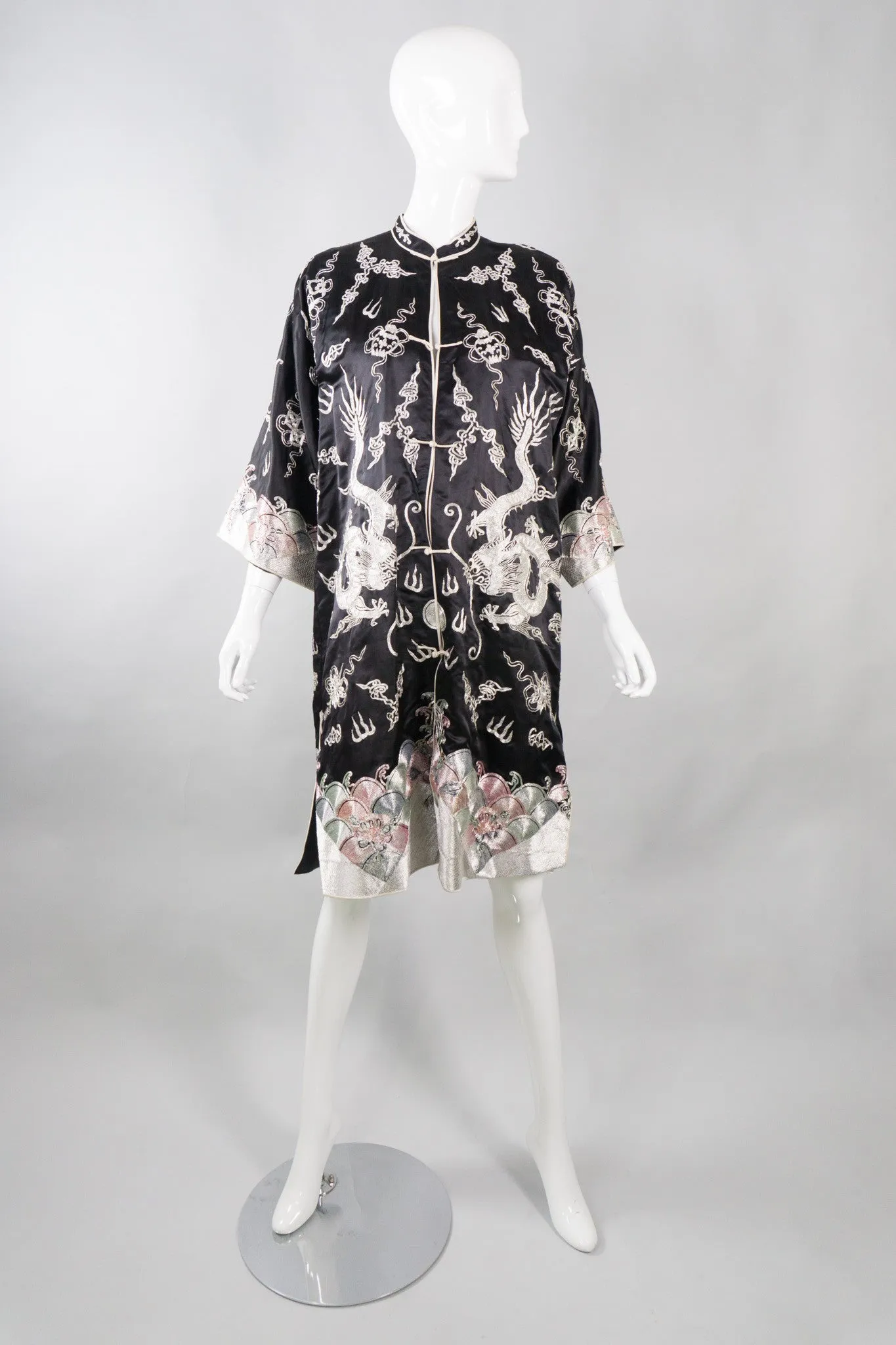 Chinese Metal Embroidered Dragon Robe