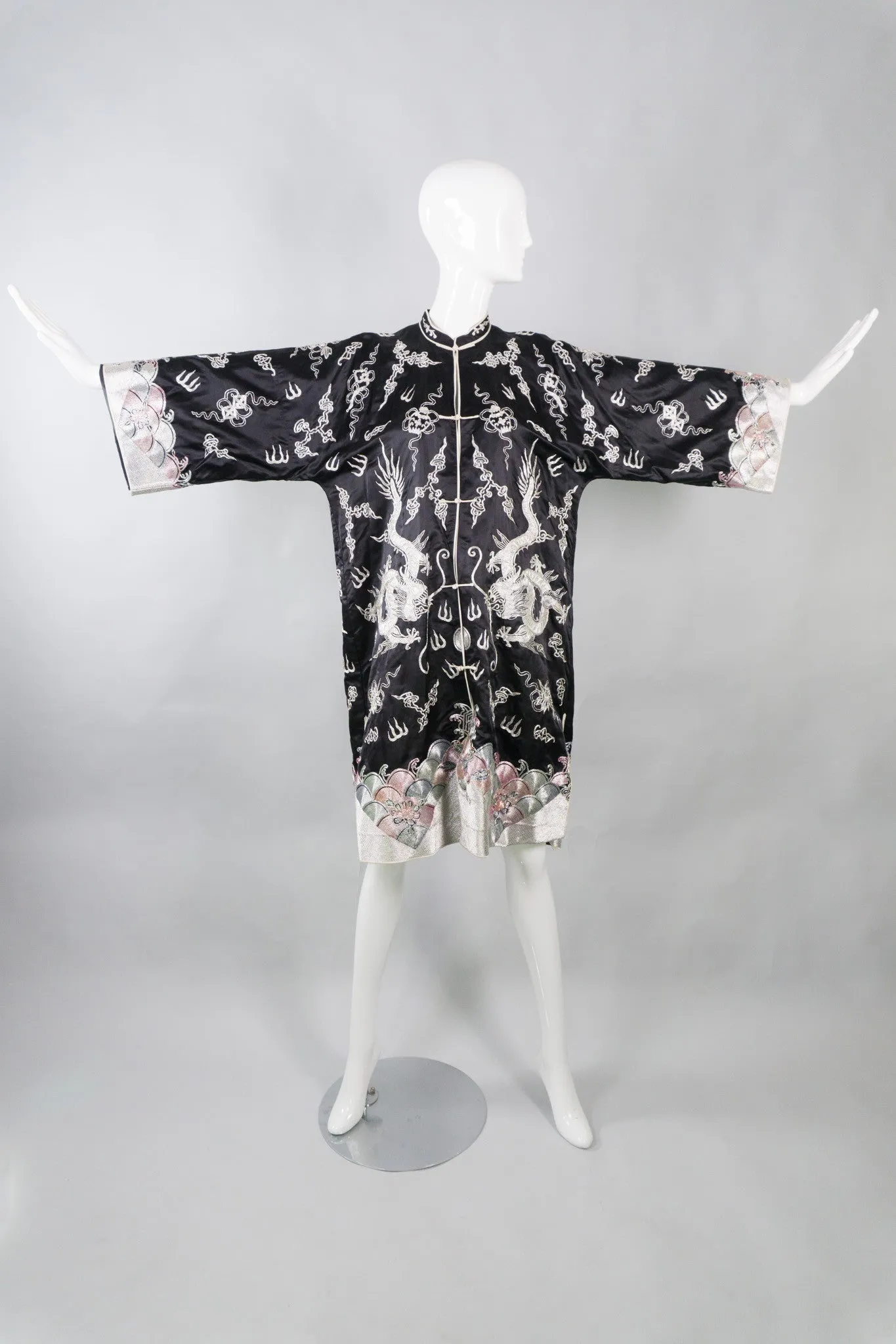 Chinese Metal Embroidered Dragon Robe
