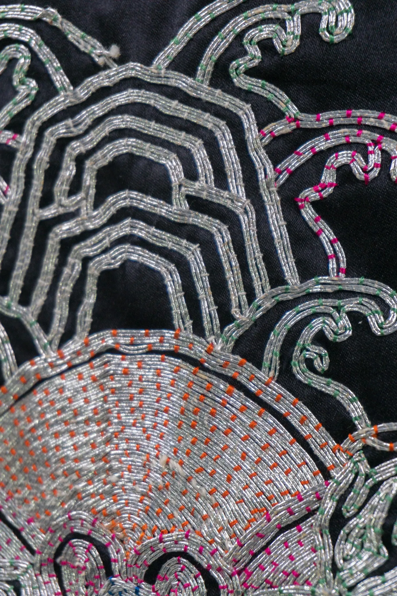 Chinese Metal Embroidered Dragon Robe