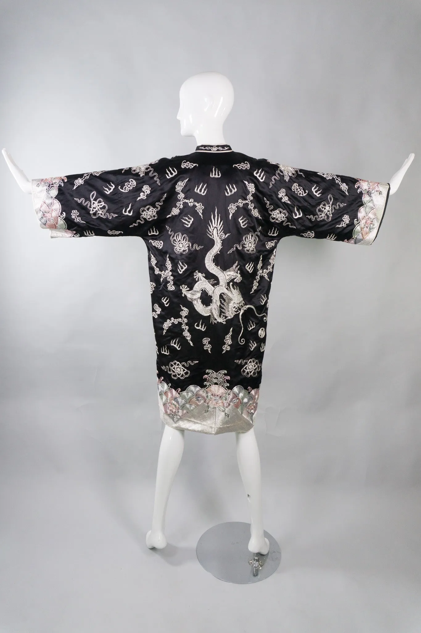 Chinese Metal Embroidered Dragon Robe