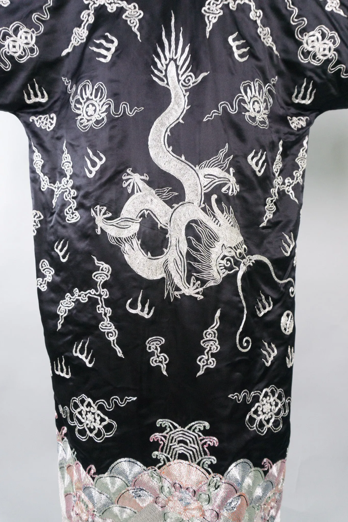 Chinese Metal Embroidered Dragon Robe