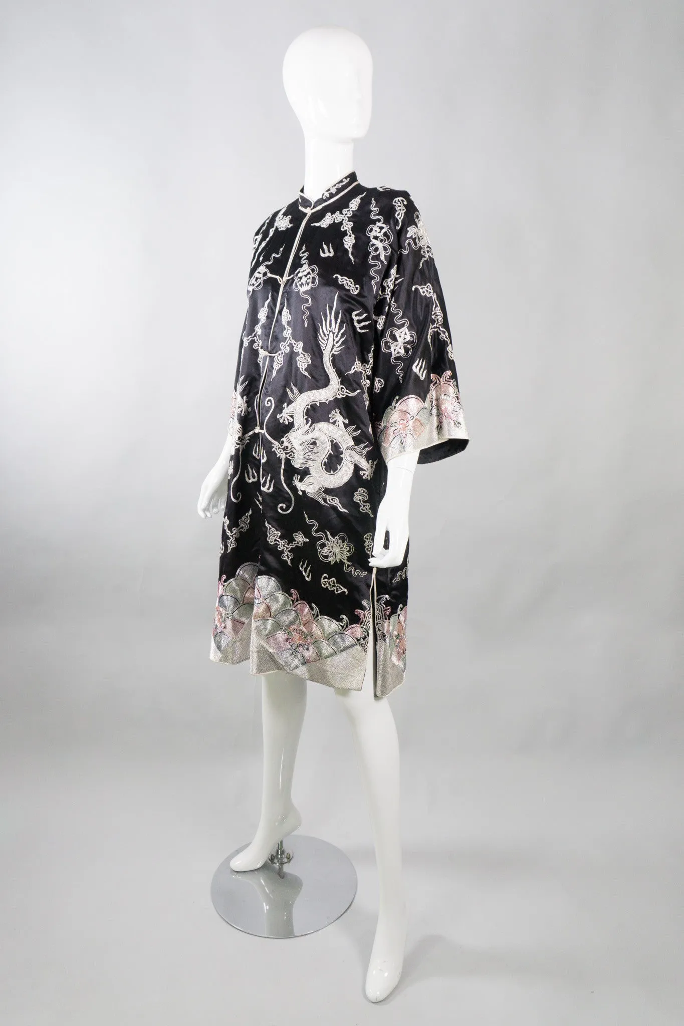 Chinese Metal Embroidered Dragon Robe