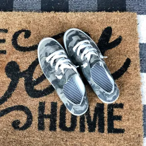 Chloe Camo Slip-On Sneakers
