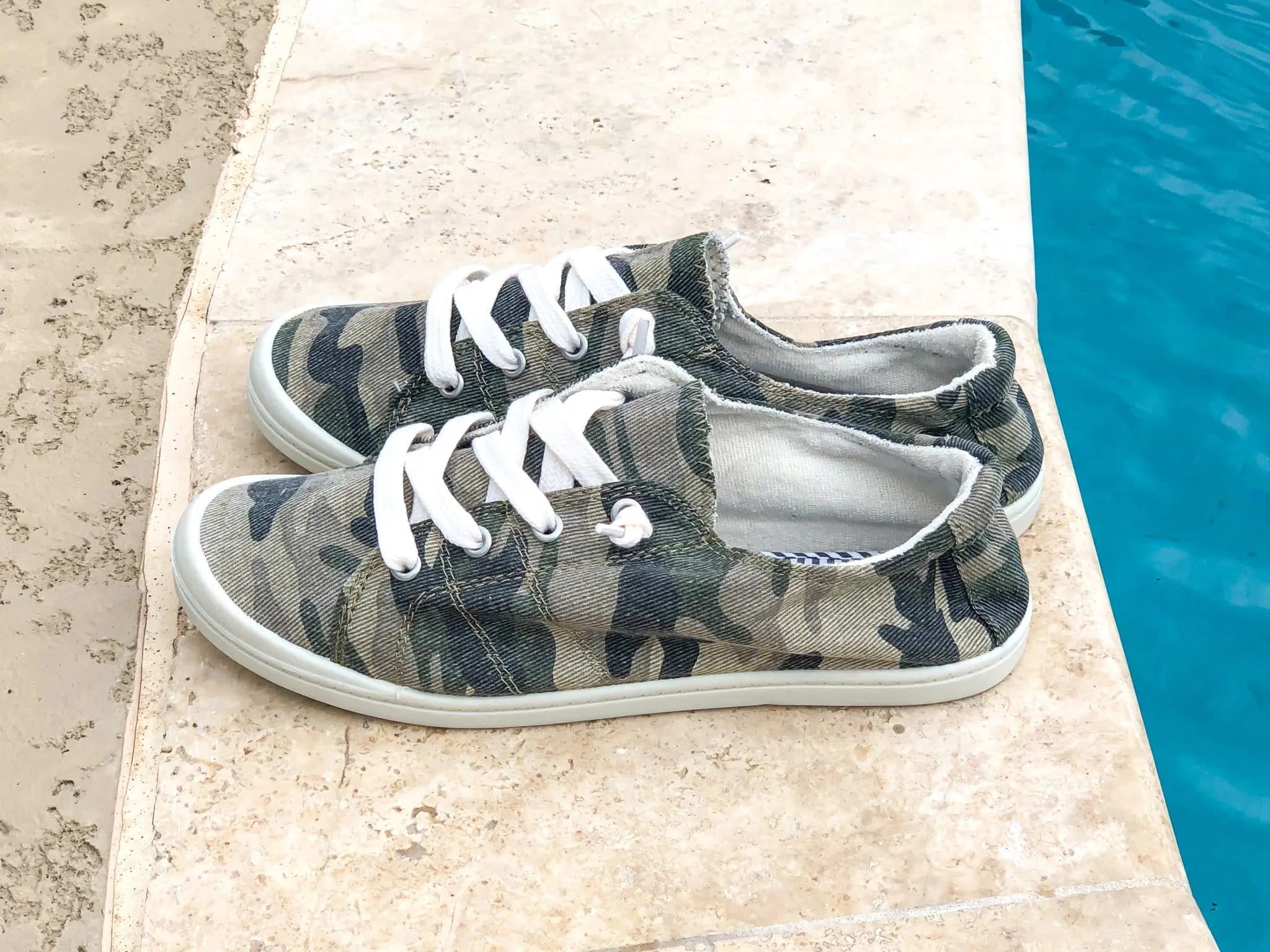 Chloe Camo Slip-On Sneakers