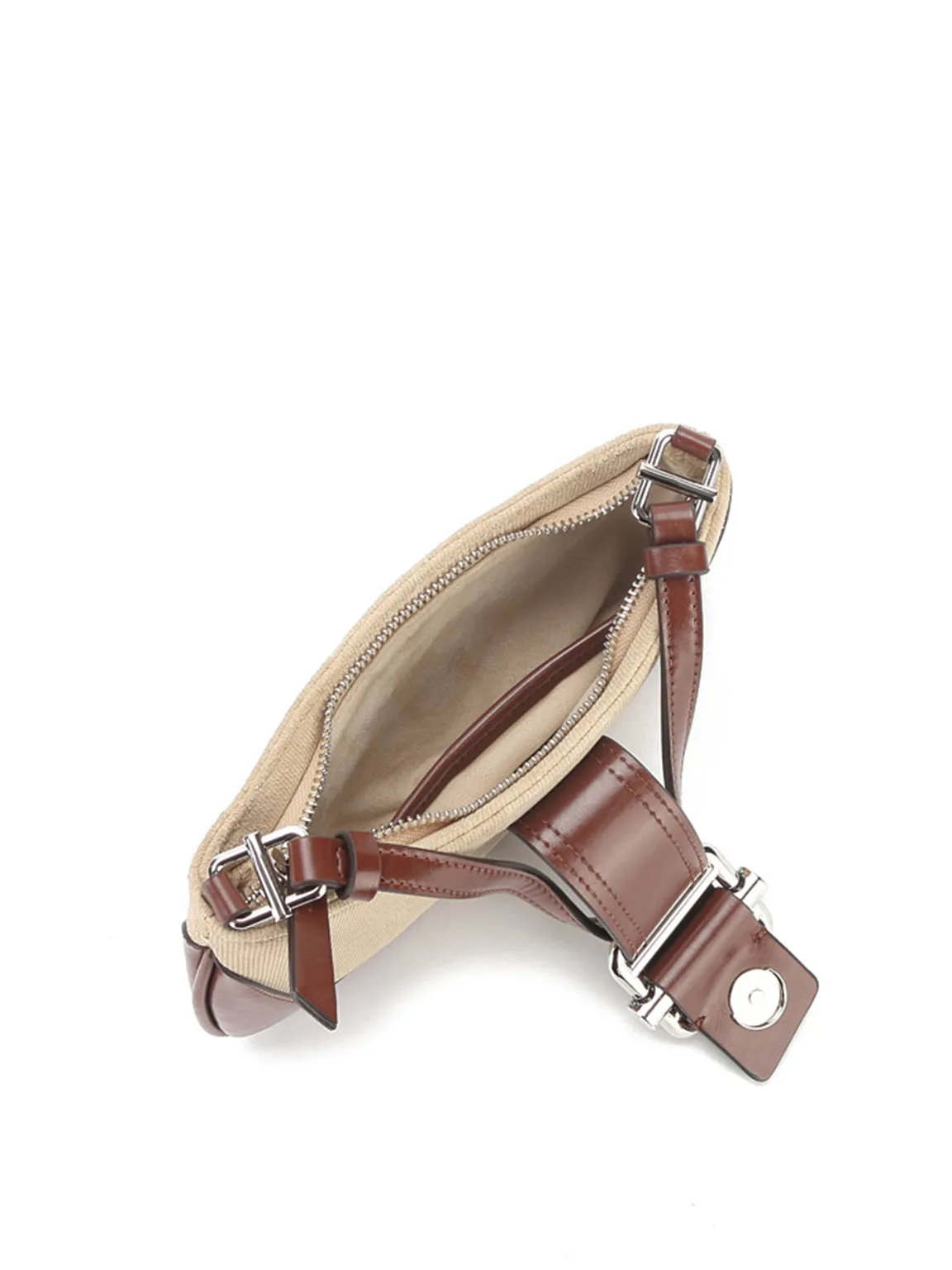 Chunky Buckle Armpit Handbag 90s Baguette Denim Shoulder Bag
