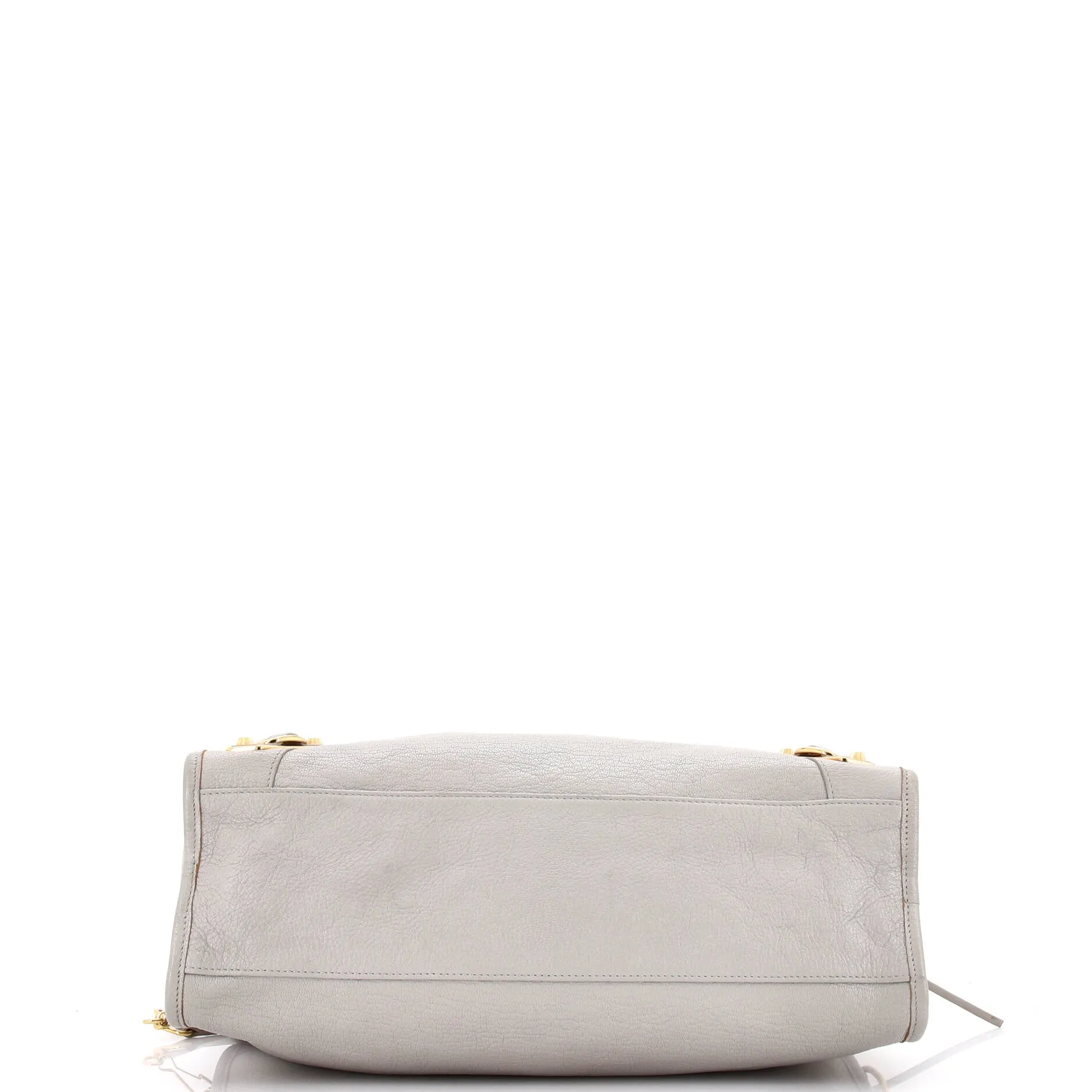 City Classic Metallic Edge Bag Leather Medium