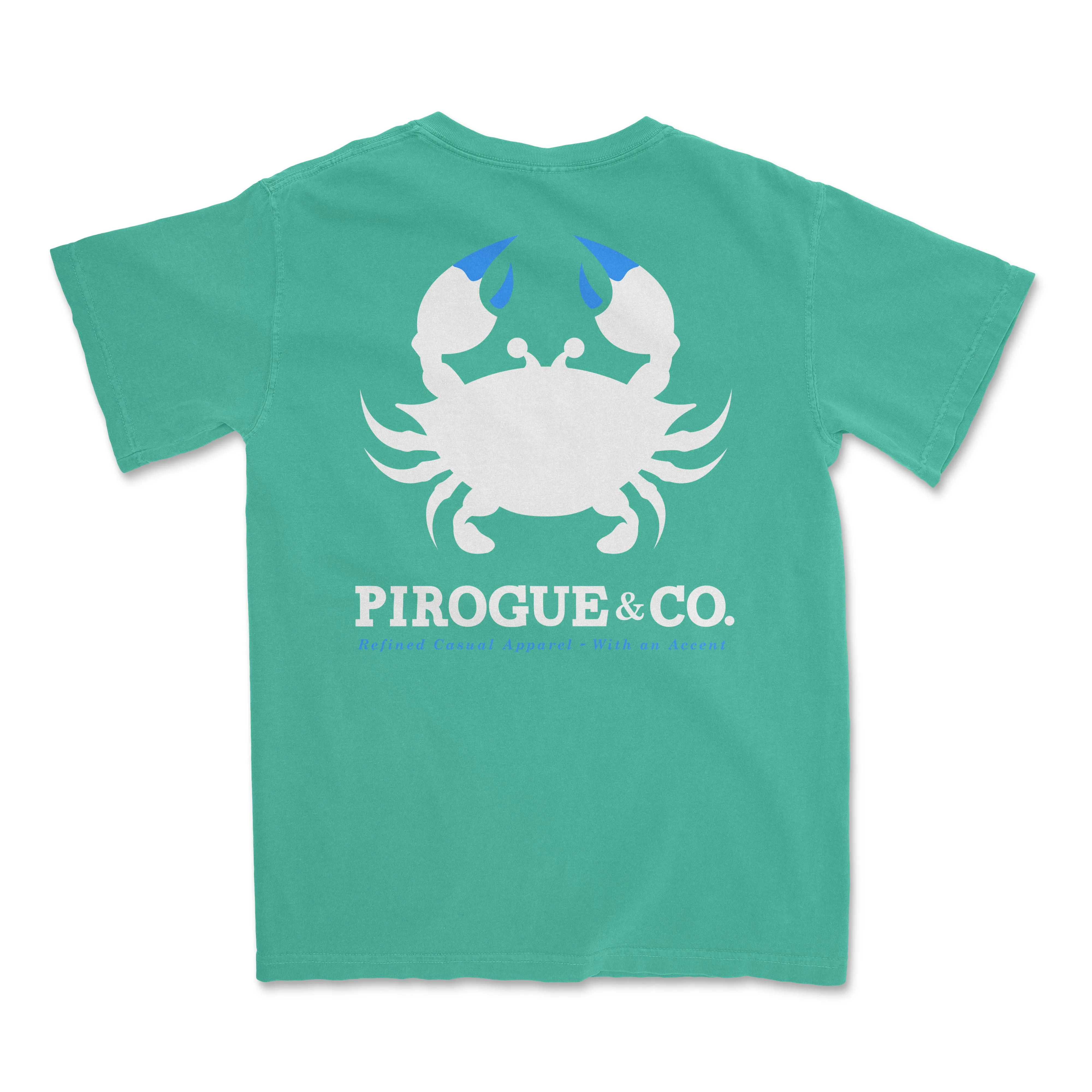 Classic Crab Tee | Peacock Green