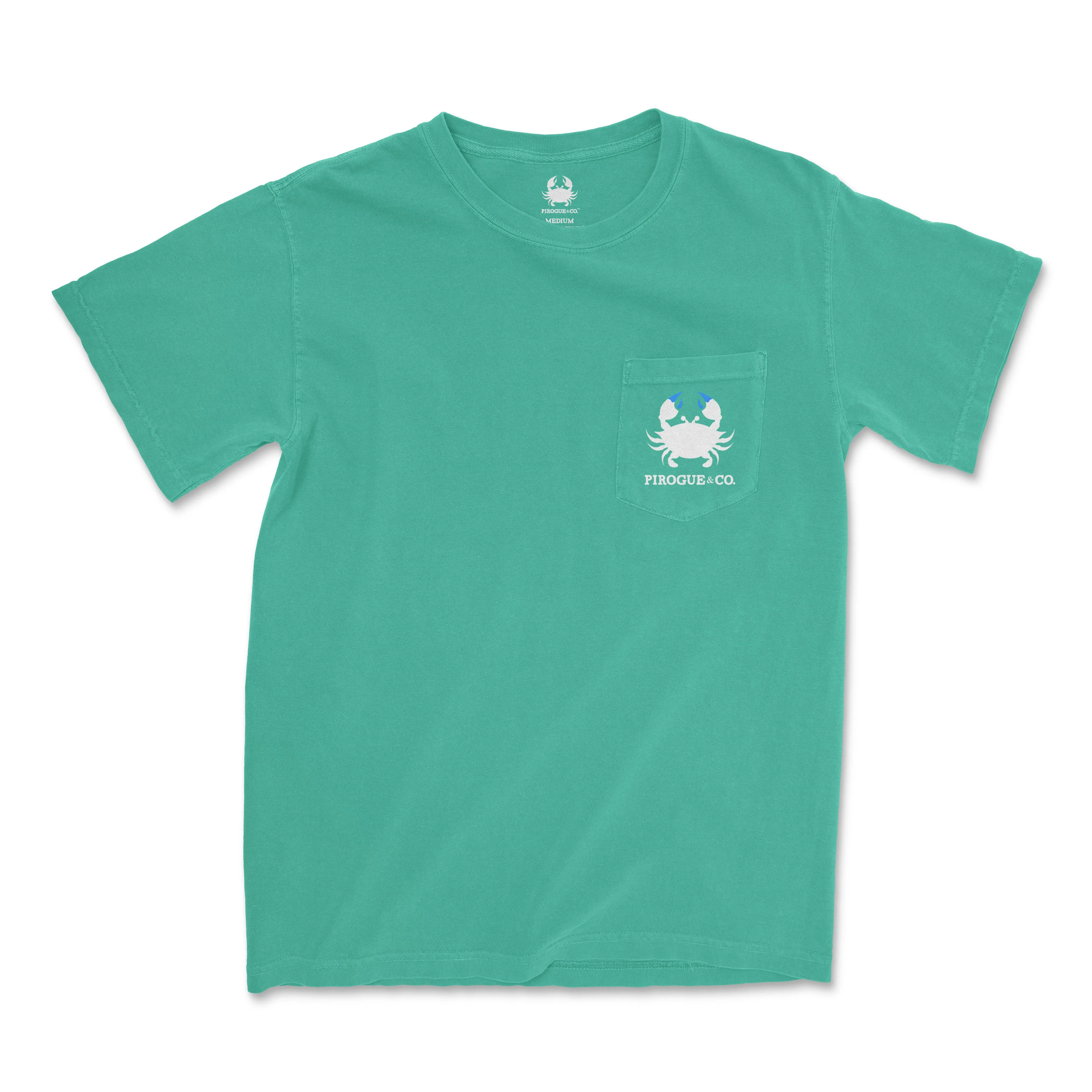 Classic Crab Tee | Peacock Green