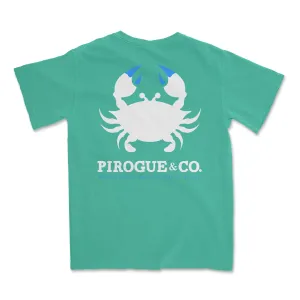 Classic Crab Tee | Peacock Green