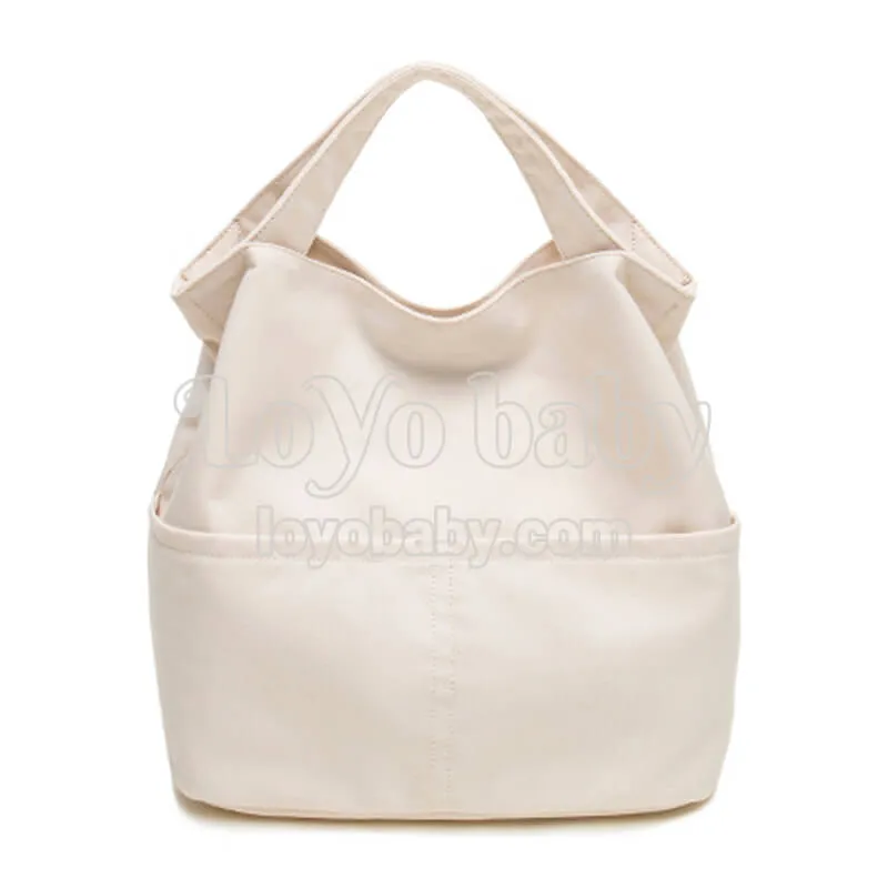 Collapsible Minimalist Canvas Lunch Tote Bag For Work