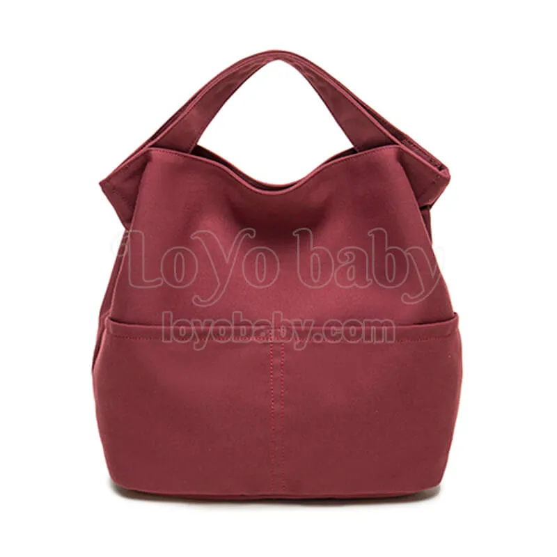 Collapsible Minimalist Canvas Lunch Tote Bag For Work