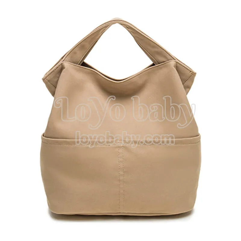 Collapsible Minimalist Canvas Lunch Tote Bag For Work