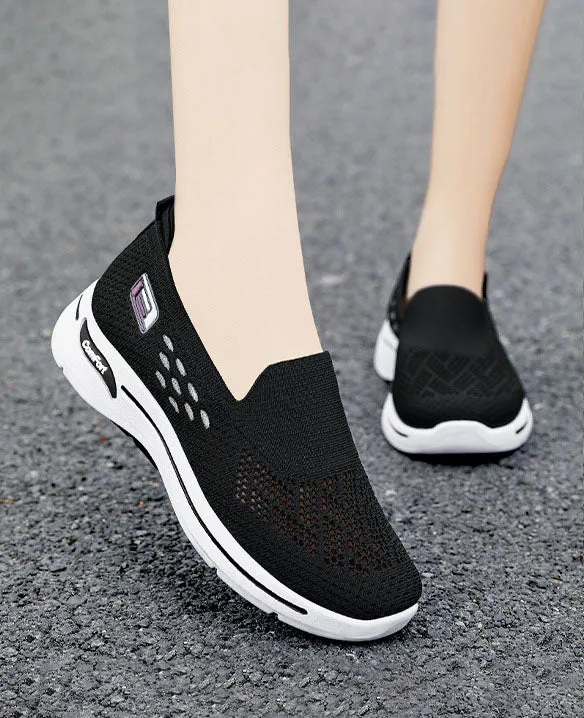 Comfortable Memory Foam Slip-On Sneakers with Breathable Design