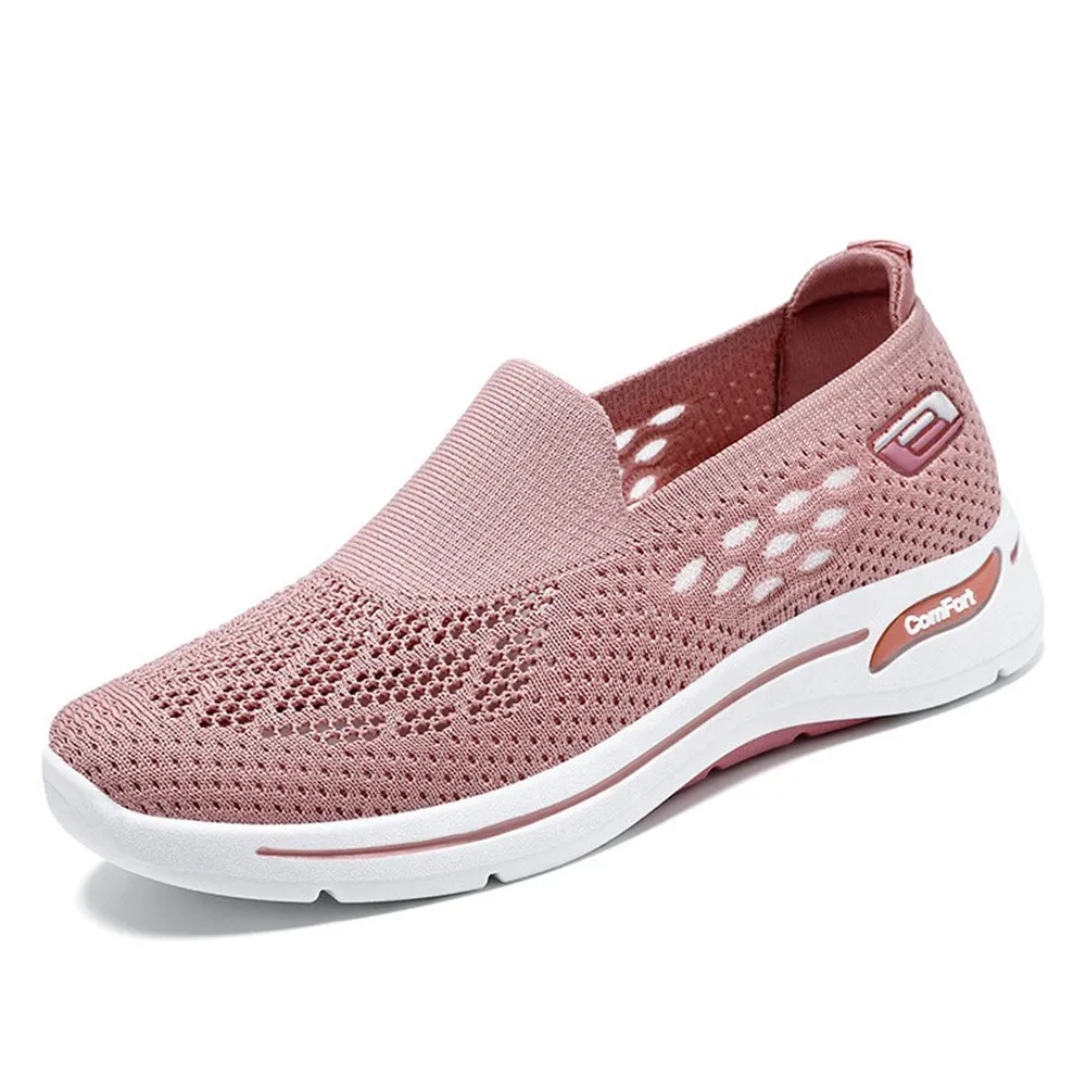 Comfortable Memory Foam Slip-On Sneakers with Breathable Design