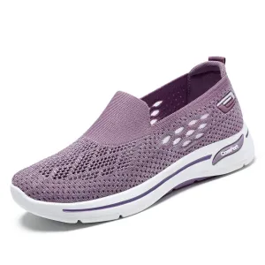 Comfortable Memory Foam Slip-On Sneakers with Breathable Design