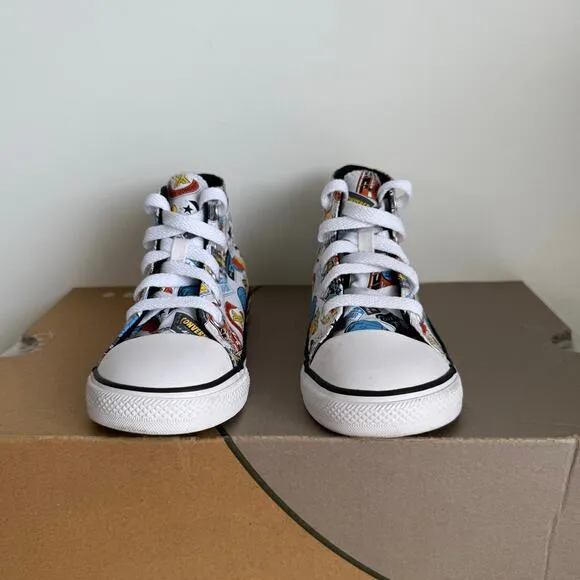 Converse Taylor All Star Hi Top‘Happy Hoops’ Toddler Sneakers- SZ 10 C
