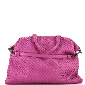 Convertible Satchel Intrecciato Nappa Medium