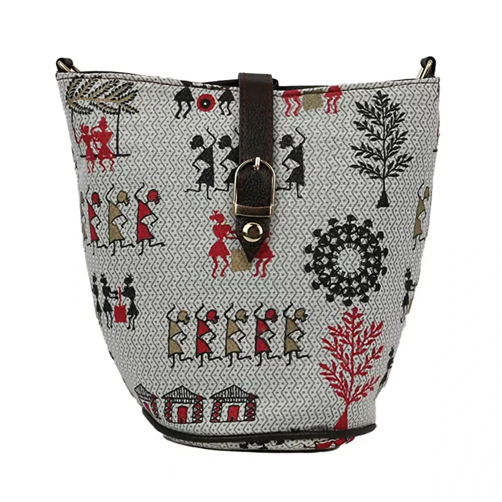 Cotton Sling Bag For Sophisticated Women And Girls (Multi-Colors)