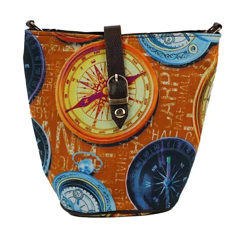 Cotton Sling Bag For Sophisticated Women And Girls (Multi-Colors)