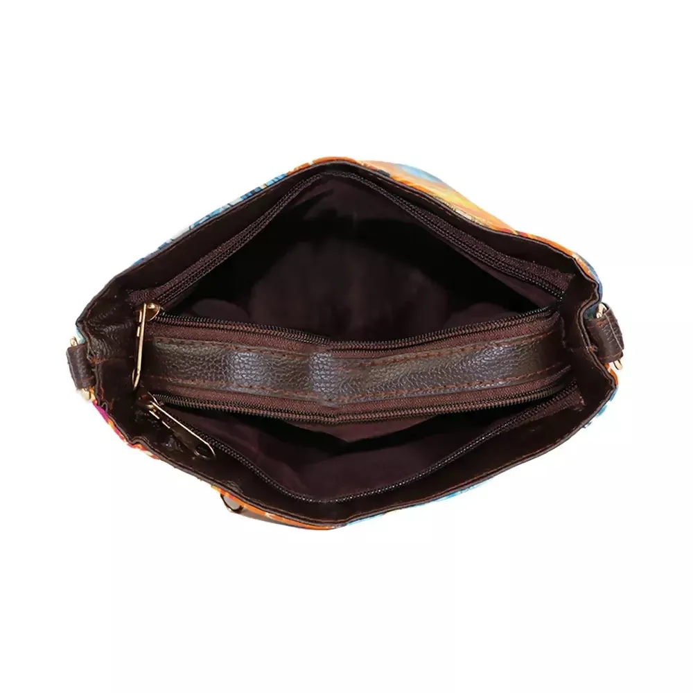 Cotton Sling Bag For Sophisticated Women And Girls (Multi-Colors)