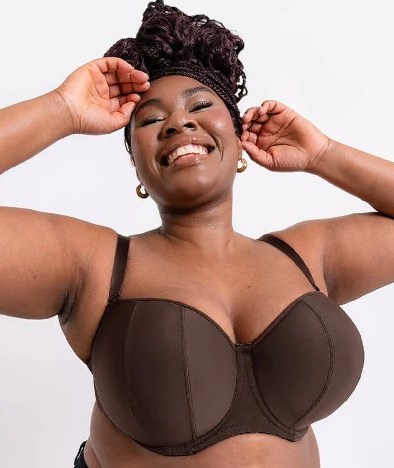 Curvy Kate Luxe Strapless Bra - Cocoa